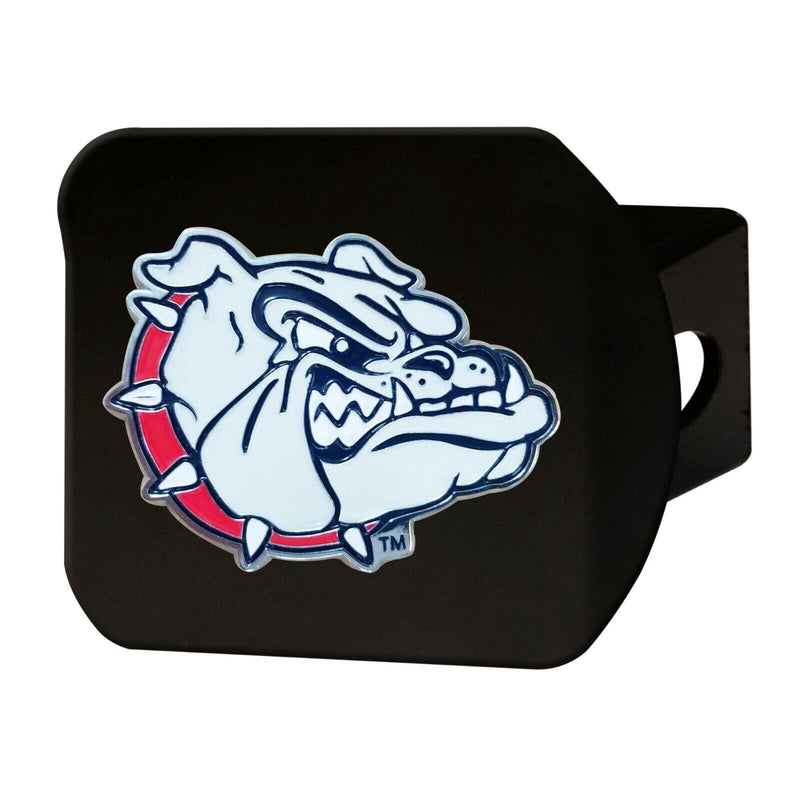 NCAA Gonzaga Bulldogs 3D Color on Black Metal Hitch Cover