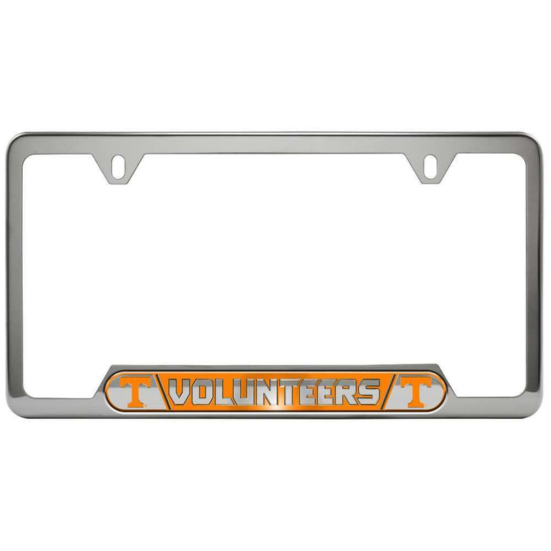 NCAA Tennessee Volunteers Stainless Steel License Plate Frame