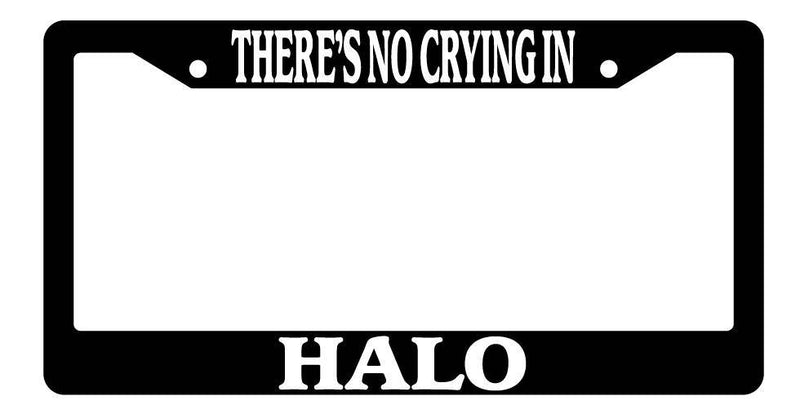 Black License Plate Frame There&