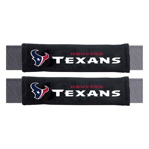 NFL Houston Texans 2-Piece Embroidered Seat Belt Covers