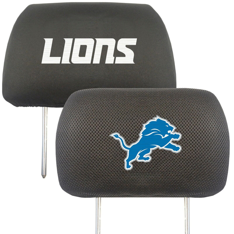 NFL Detroit Lions 2-Piece Embroidered Headrest Covers