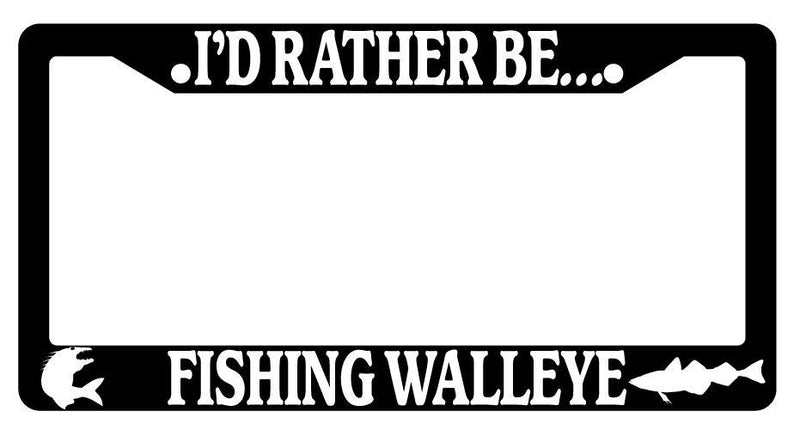 Black License Plate Frame I&