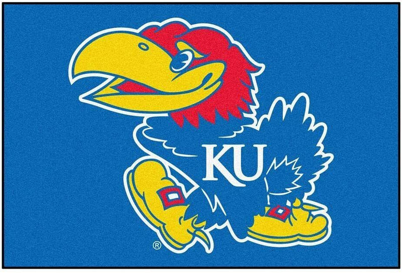 NCAA Kansas Jayhawks Rookie Mat, Area Rug, Bath Mat 20"x30