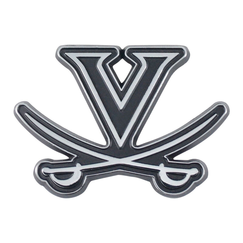 NCAA Virginia Cavaliers Diecast 3D Chrome Emblem Car Truck