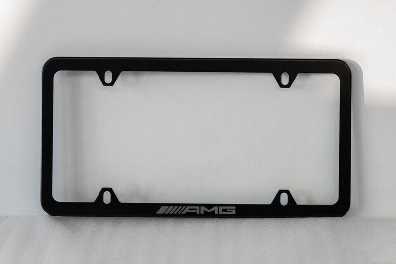 Mercedes-Benz AMG Black Slimline License Plate Frame NEW