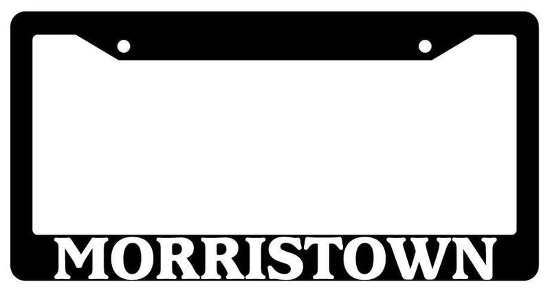 Black License Plate Frame New City State Morristown Auto Accessory 1427  Mod-GRAPH9856236-1411