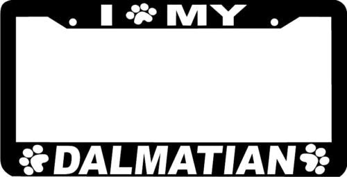 DALMATIAN PAW PRINT DOG License Plate Frame