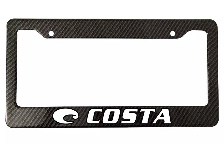 Costa Ocean Sea Carbon Fiber License Plate Frame Car Truck SUV NEW US