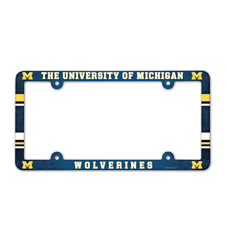 NCAA Michigan Wolverines Plastic License Plate Frame