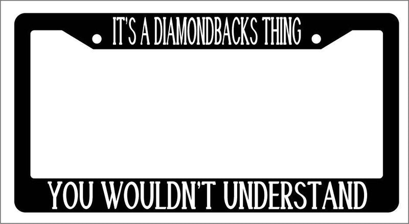 Black License Plate Frame IT&