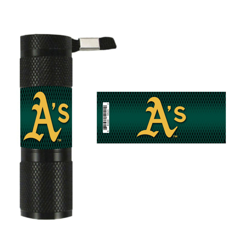 MLB Oakland Athletics LED Flashlight 1.1"x.3"x3.4"