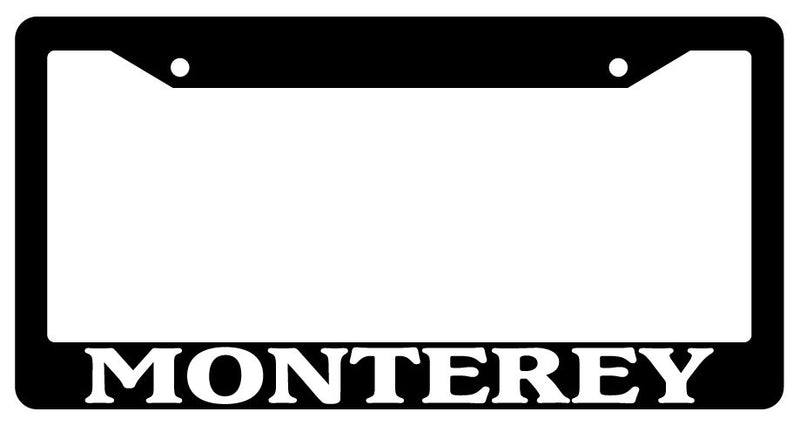 Black License Plate Frame Monterey City State Auto Accessory 1014  Mod-GRAPH9856236-328