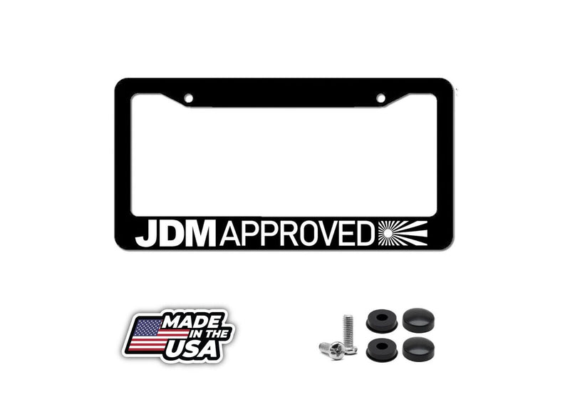 JDM APPROVED Drag Drift Drifting Racing Low Funny License Plate Frame