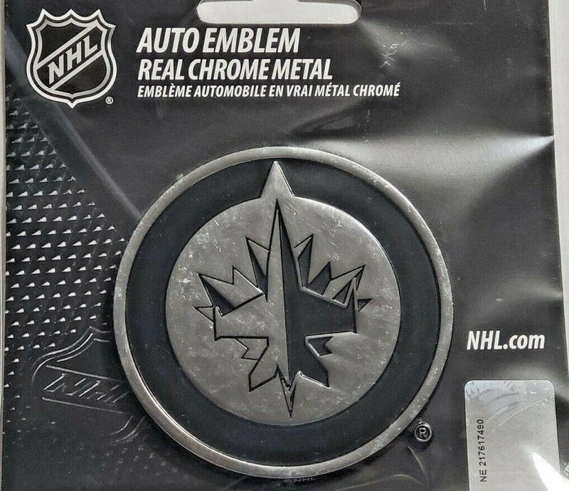 NHL Winnipeg Jets Diecast 3D Chrome Emblem Car Truck RV