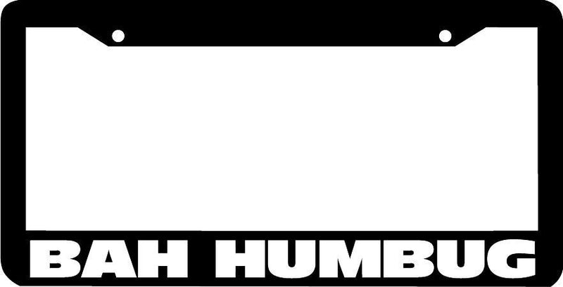 BAH HUMBUG License Plate Frame