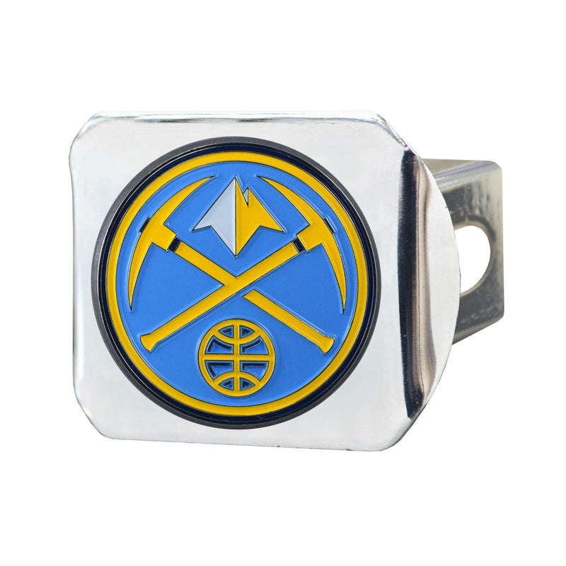 NBA Denver Nuggets 3D Color on Chrome Metal Hitch Cover