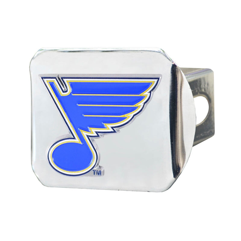 NHL St Louis Blues 3D Color On Chrome Metal Hitch Cover