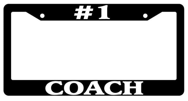 Black License Plate Frame 
