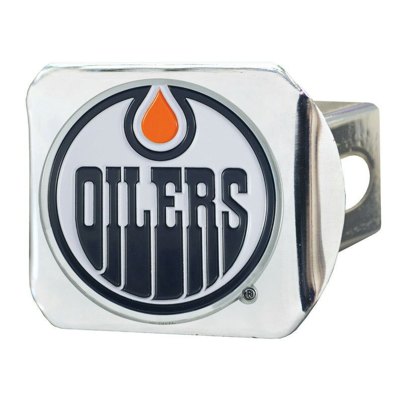 NHL Edmonton Oilers 3D Color on Chrome Metal Hitch Cover