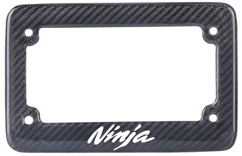 Ninja MOTORCYCLE License Plate Frame Real Carbon Fiber for Kawasaki