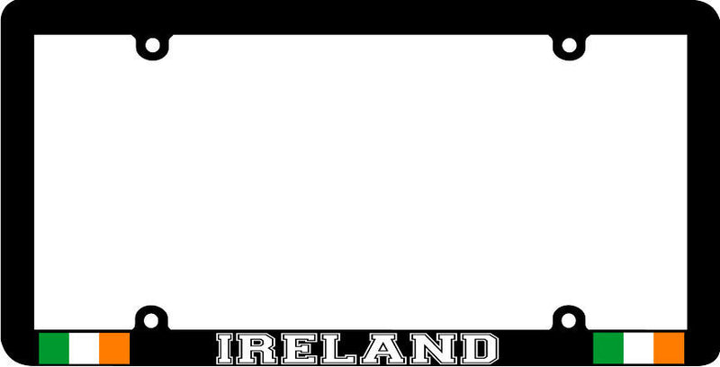 THIN FRAME IRELAND IRISH flag ireland License Plate Frame