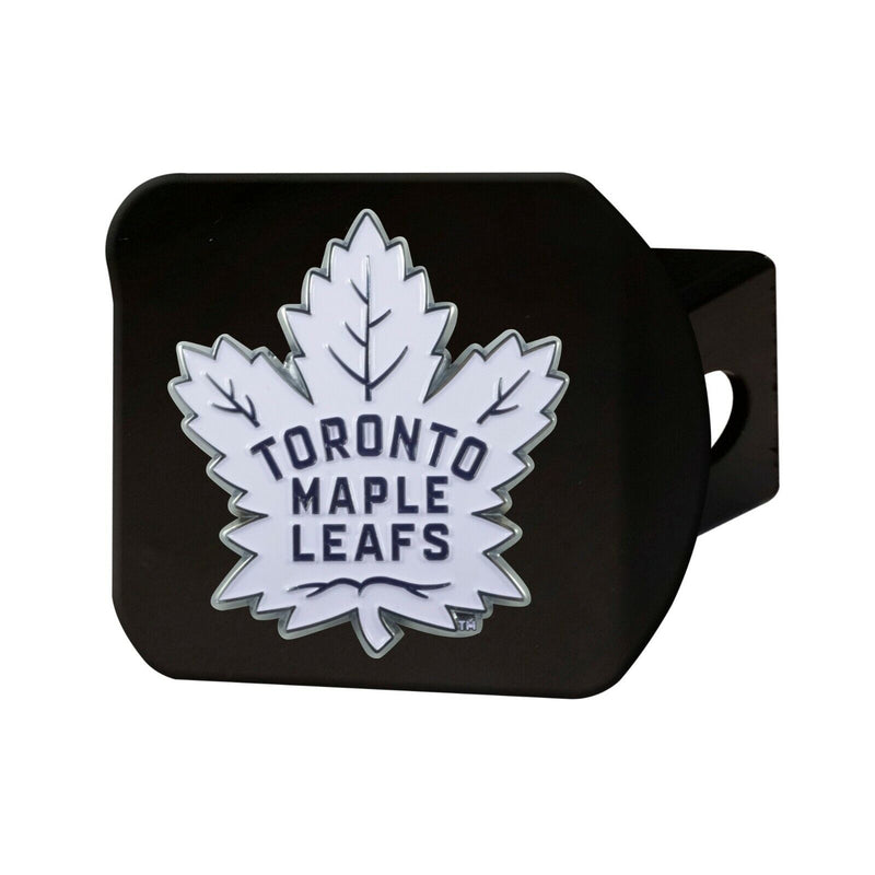 NHL Toronto Maple Leafs 3D Color on Black Metal Hitch Cover