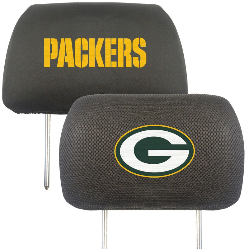 NFL Green Bay Packers 2-Piece Embroidered Headrest Covers