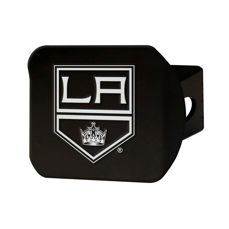 NHL Los Angeles Kings 3D Chrome on Black Metal Hitch Cover