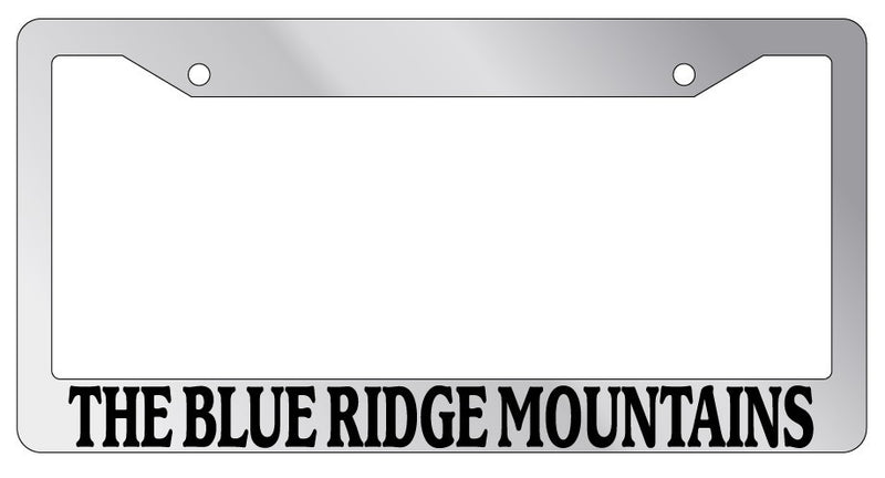 Chrome License Plate Frame The Blue Ridge Mountains Auto Accessory 1136  Mod-GRAPH9856236-4490