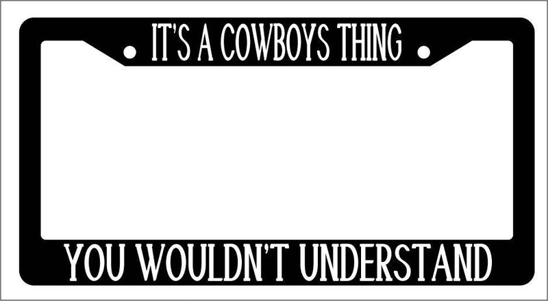Black License Plate Frame IT&