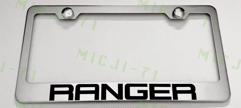 Ranger Stainless Steel License Plate Frame Holder Rust Free