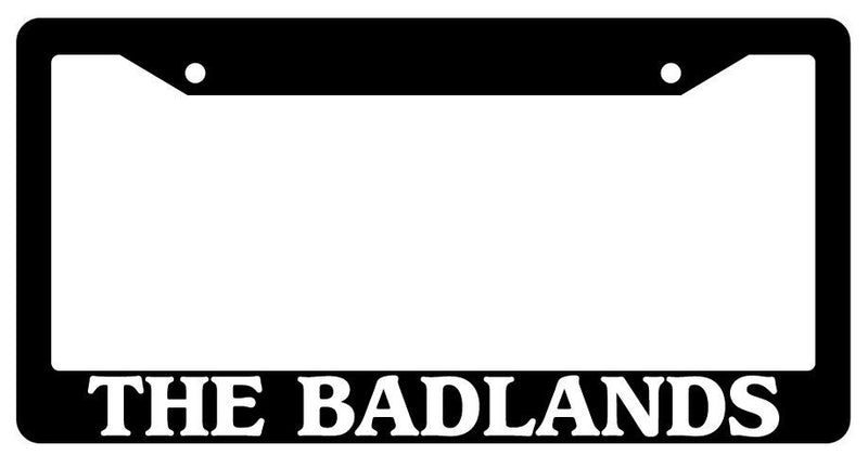 Black License Plate Frame The Badlands Auto Accessory Novelty National Park 1074  Mod-GRAPH9856236-654