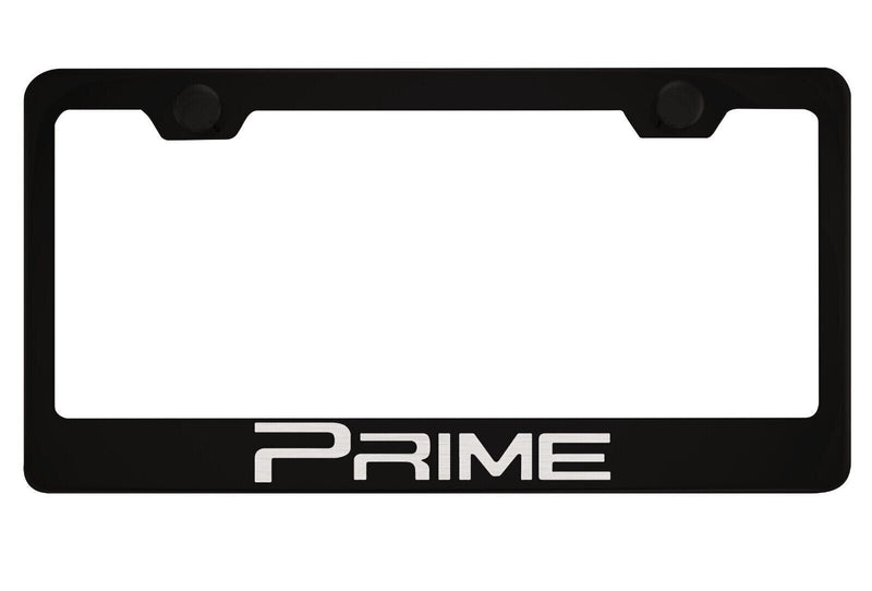 Black License Plate Frame for Toyota Prime v1