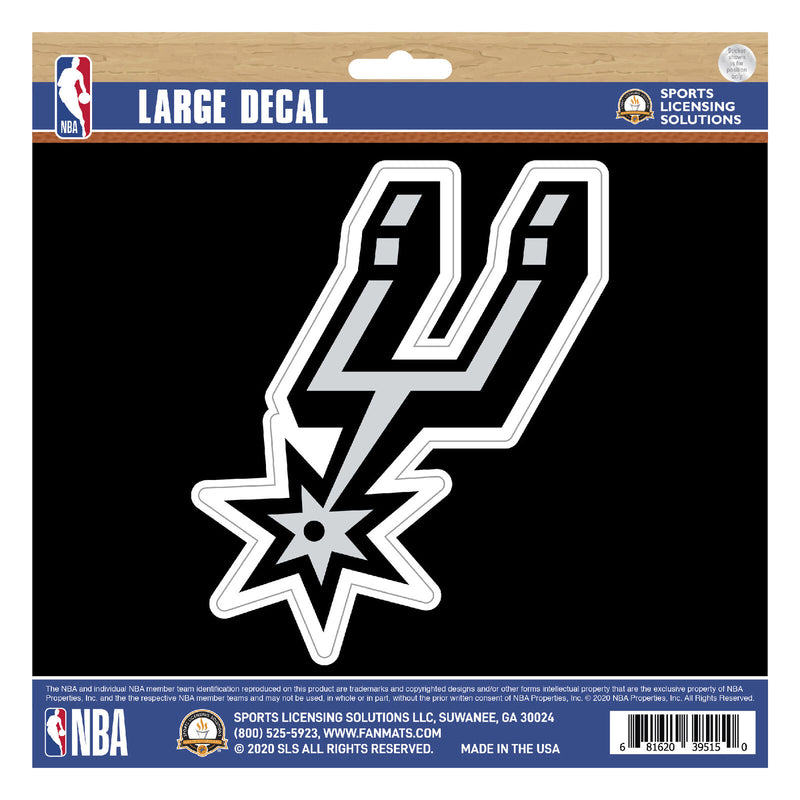 NBA San Antonio Spurs Decal Large 8"X8" Auto RV Boat Cooler Luggage