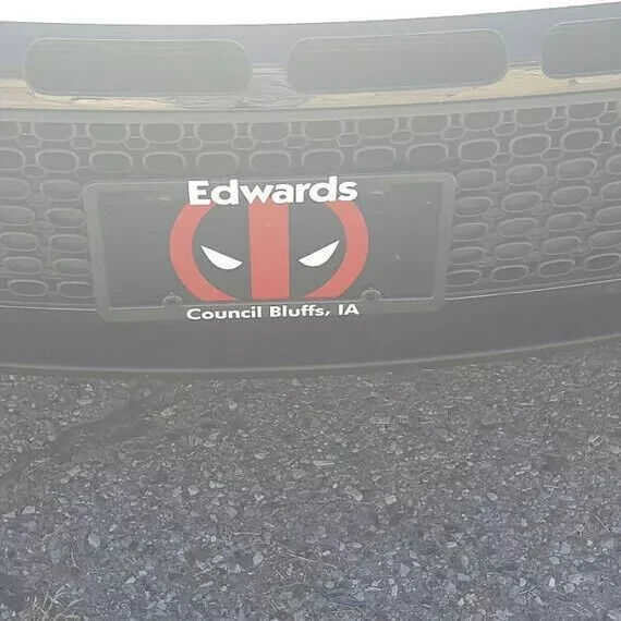 Deadpool Custom License Plate Tag Vanity Plate