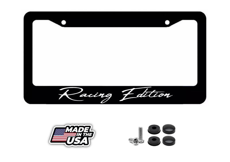Racing Edition License Plate Frame Lowered jdm funny low slow