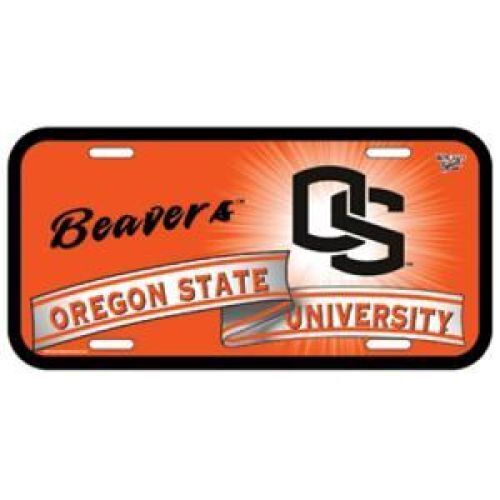 NCAA Oregon State Beavers Plastic License Plate