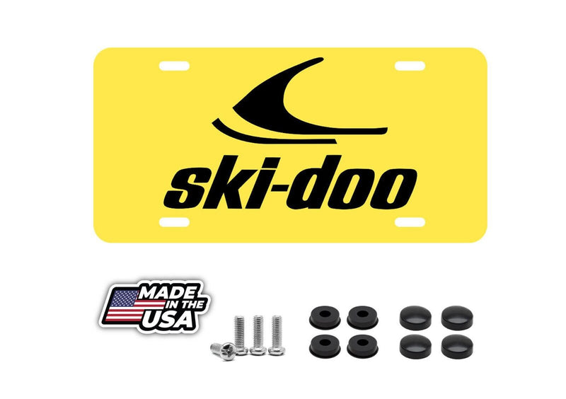 Vintage SkiDoo Snowmobile Logo Novelty License Plate (052)