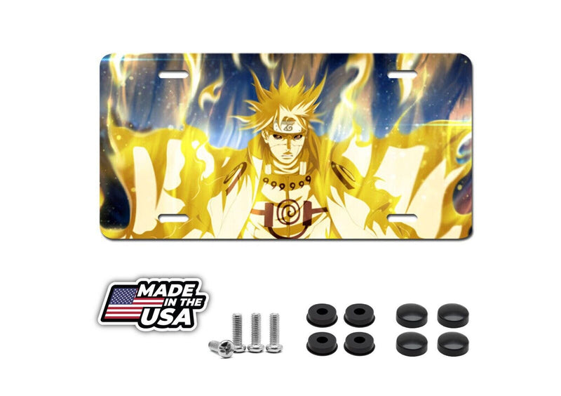 Naruto Sage Mode Anime Manga License Plate Auto Truck Car Tag Gfit Popular