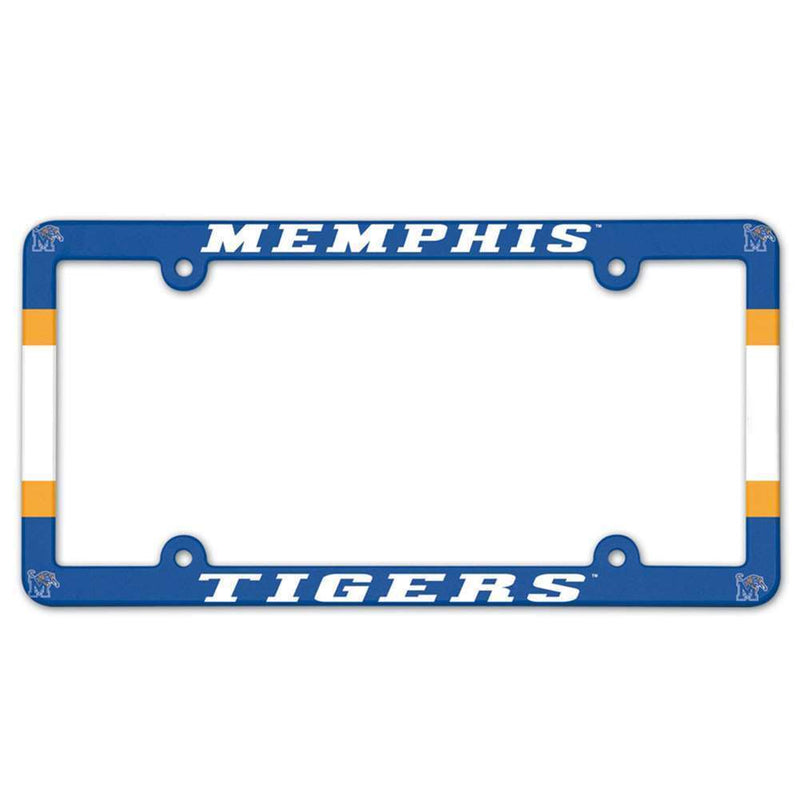 NCAA Memphis Tigers Plastic License Plate Frame