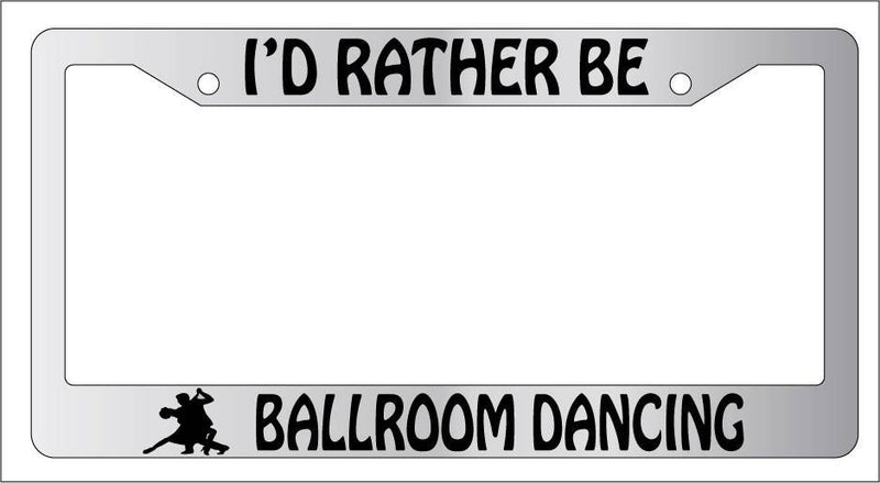 Chrome License Plate Frame I&