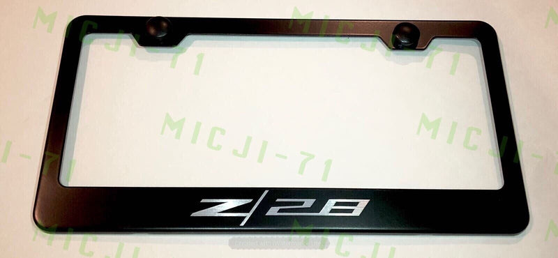 Camaro Z/28 Stainless Steel License Plate Frame Holder Rust Free