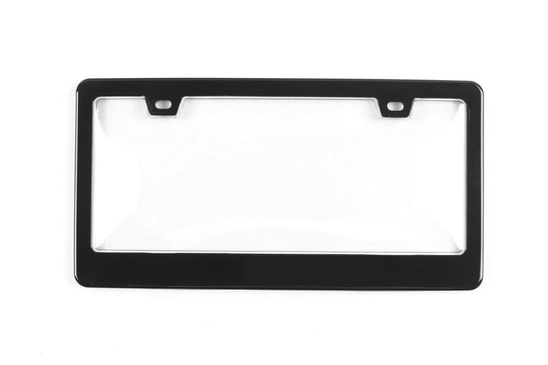 Clear 2 Holes License Plate Cover Patent Design Fits All Cars Models