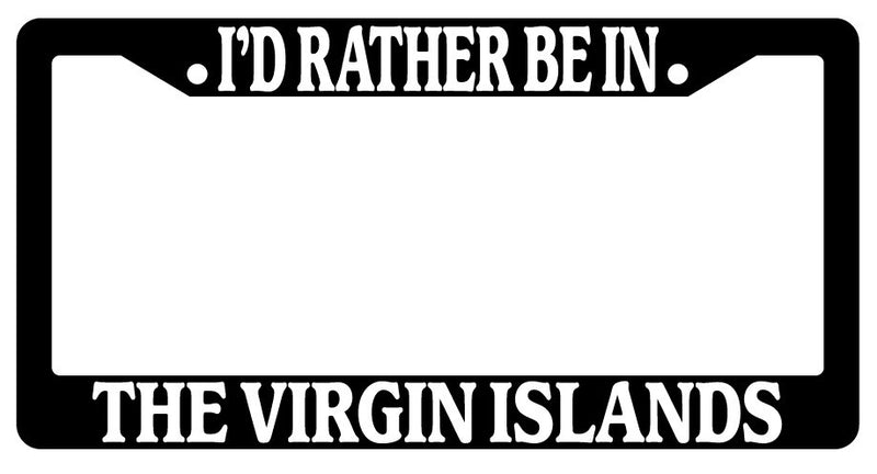 Black License Plate Frame I&