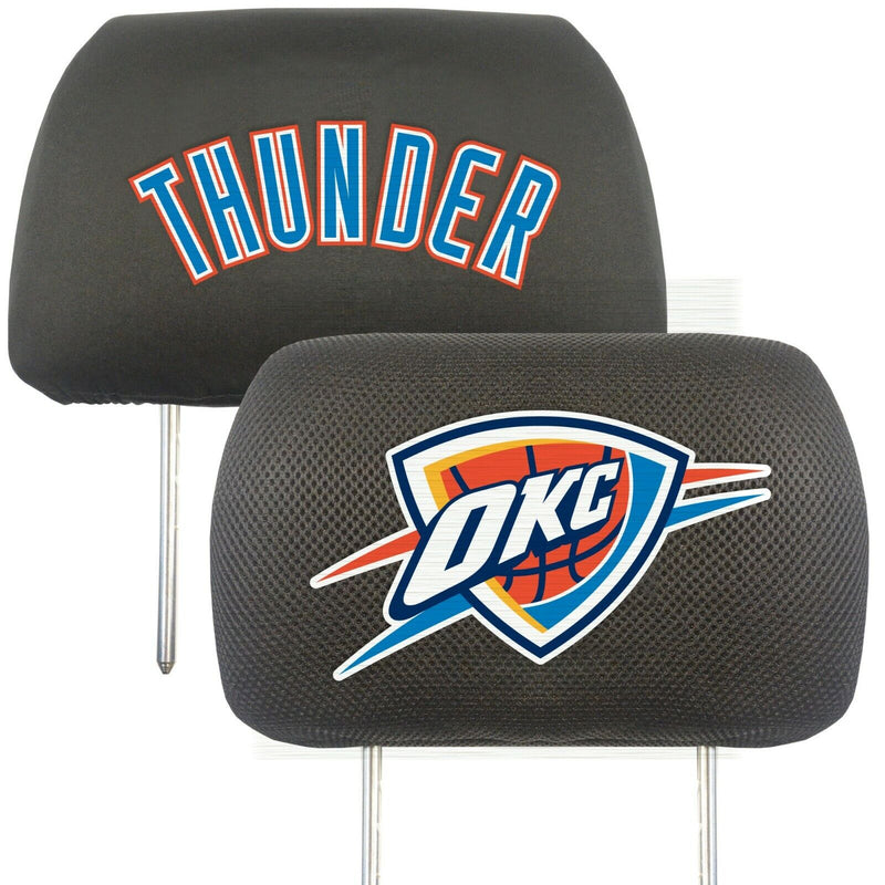 NBA Oklahoma City Thunder 2-Piece Embroidered Headrest Cover