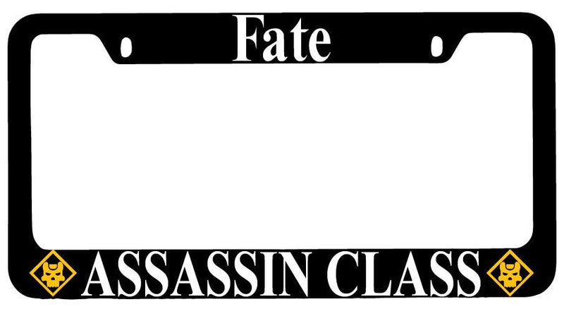 Fate Assassin Class Black METAL License Plate Frame Anime  Mod-GRAPH9856236-7865