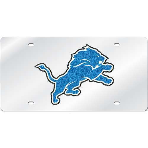 NFL Detroit Lions Logo Mirrored License Plate