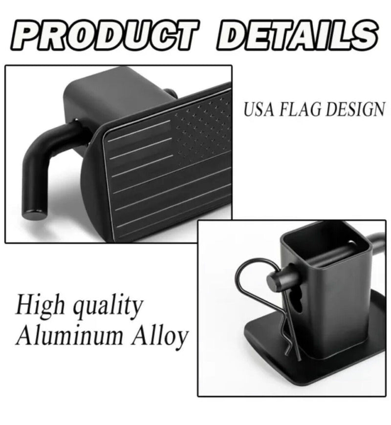 American Metal Flag Trailer Hitch Tube Cover Plug Fits 2" Receivers