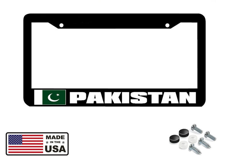 PAKISTAN flag License Plate Frame Including Mounting Hardware Made In USA