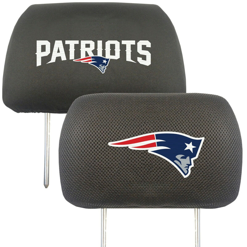 NFL New England Patriots 2-Piece Embroidered Headrest Covers